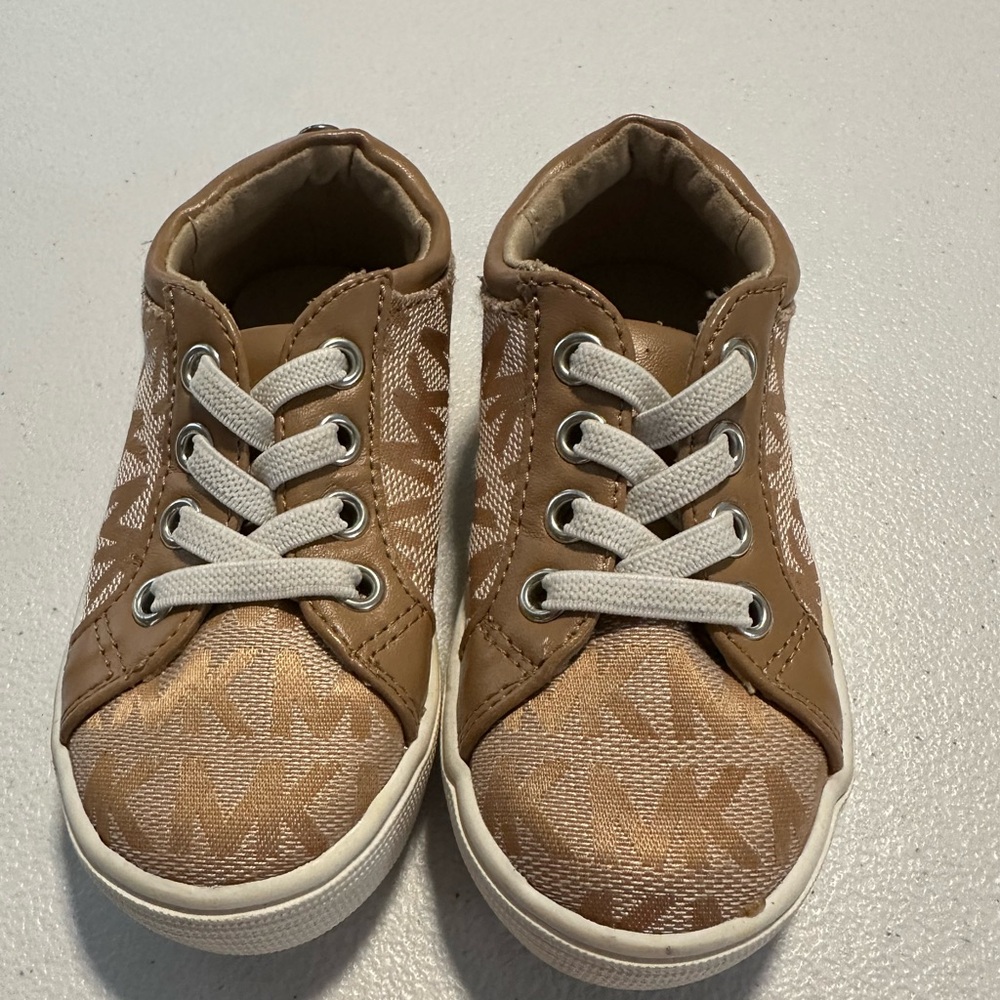 Michael Kors Tan Kids Sneakers